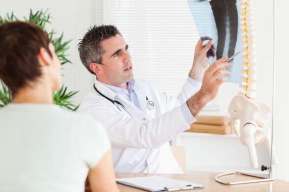 referral to a specialist in cervical osteochondrosis