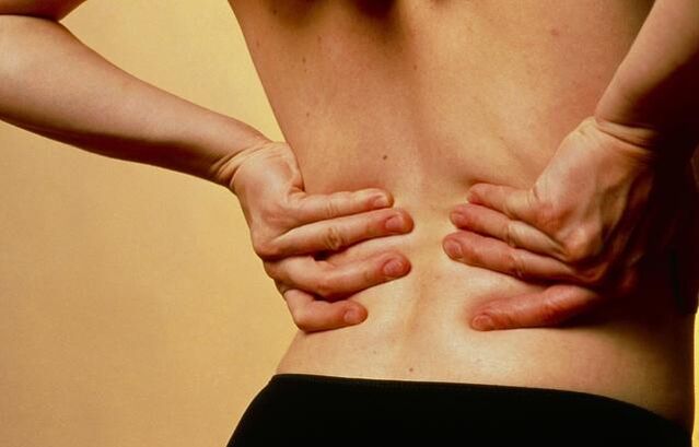 Pain in the lower back