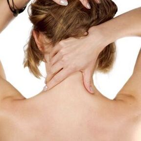 neck pain due to cervical osteochondrosis